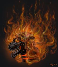 огнегривый лев