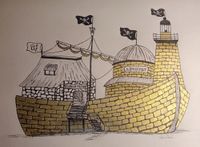 Храм, торговая лавка и лаборатория (by  СветМой)