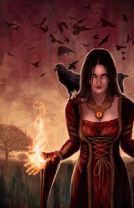 Боец Ми-ми-миледи, прославляющая Орден и своего бога  The Horror на Арене. (Взгляд со стороны поверженного на Арене соперника)