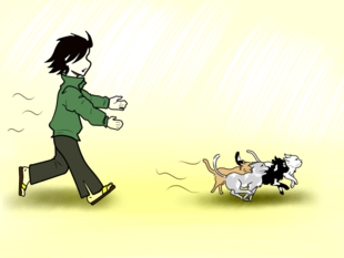 Run, neko-tachi, run! (by  Ноэру)